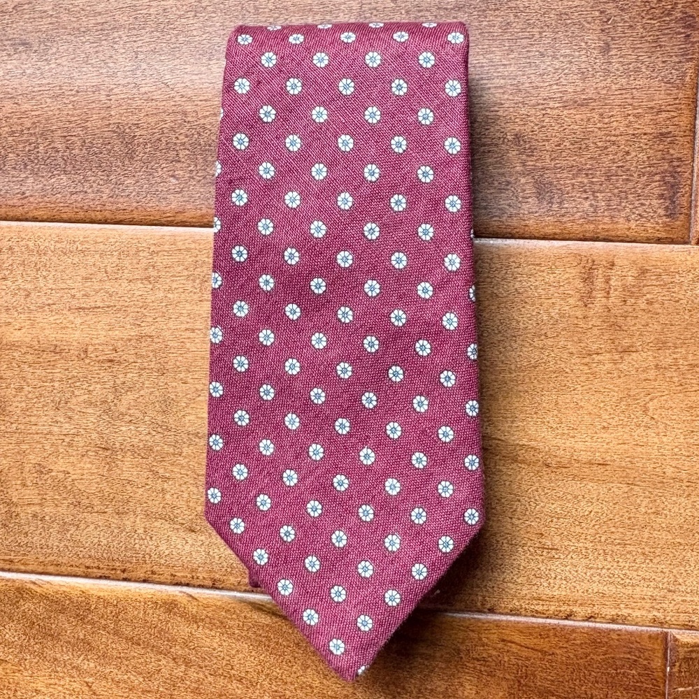 Neiman Marcus Mens Neck-Tie 100%‎ Linen Italy